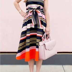 Ann Taylor Multicolor Midi Dress